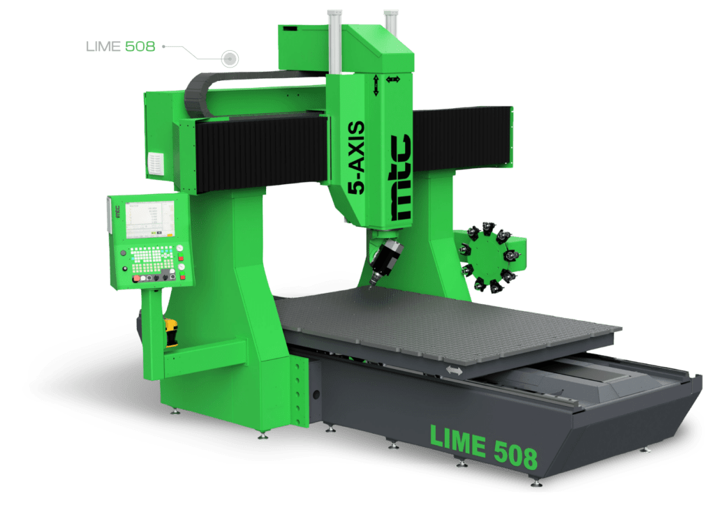 Lime series 5-axis machining by MTC model LIME 508