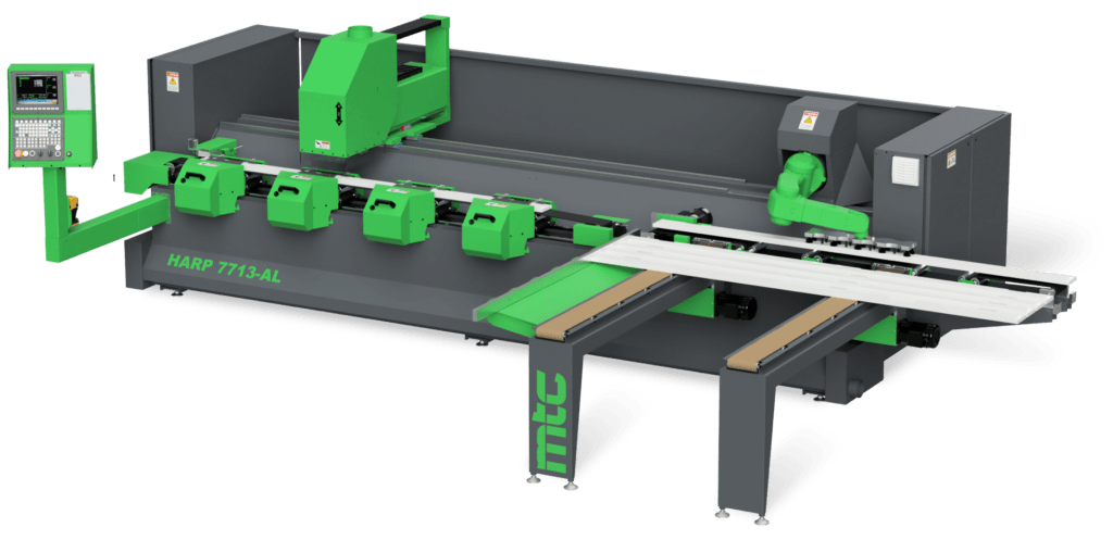 CNC router for processing door jambs by MTC