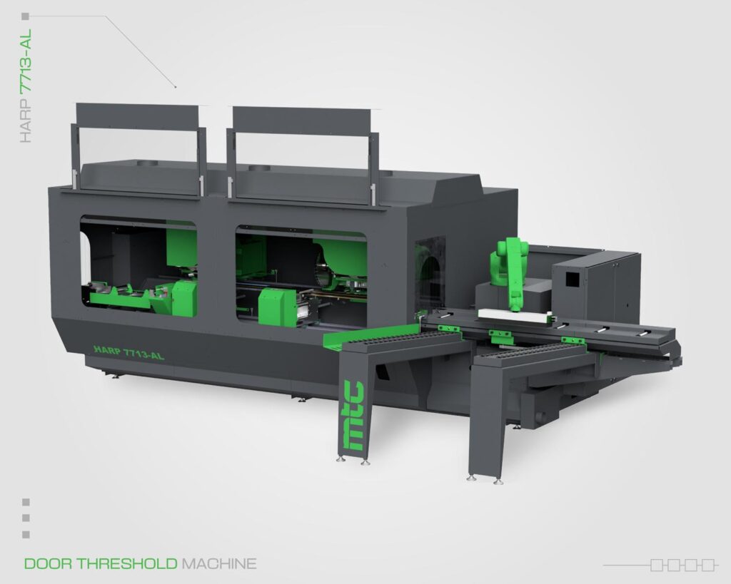 Door Threshold manufacturing CNC system by MTC.